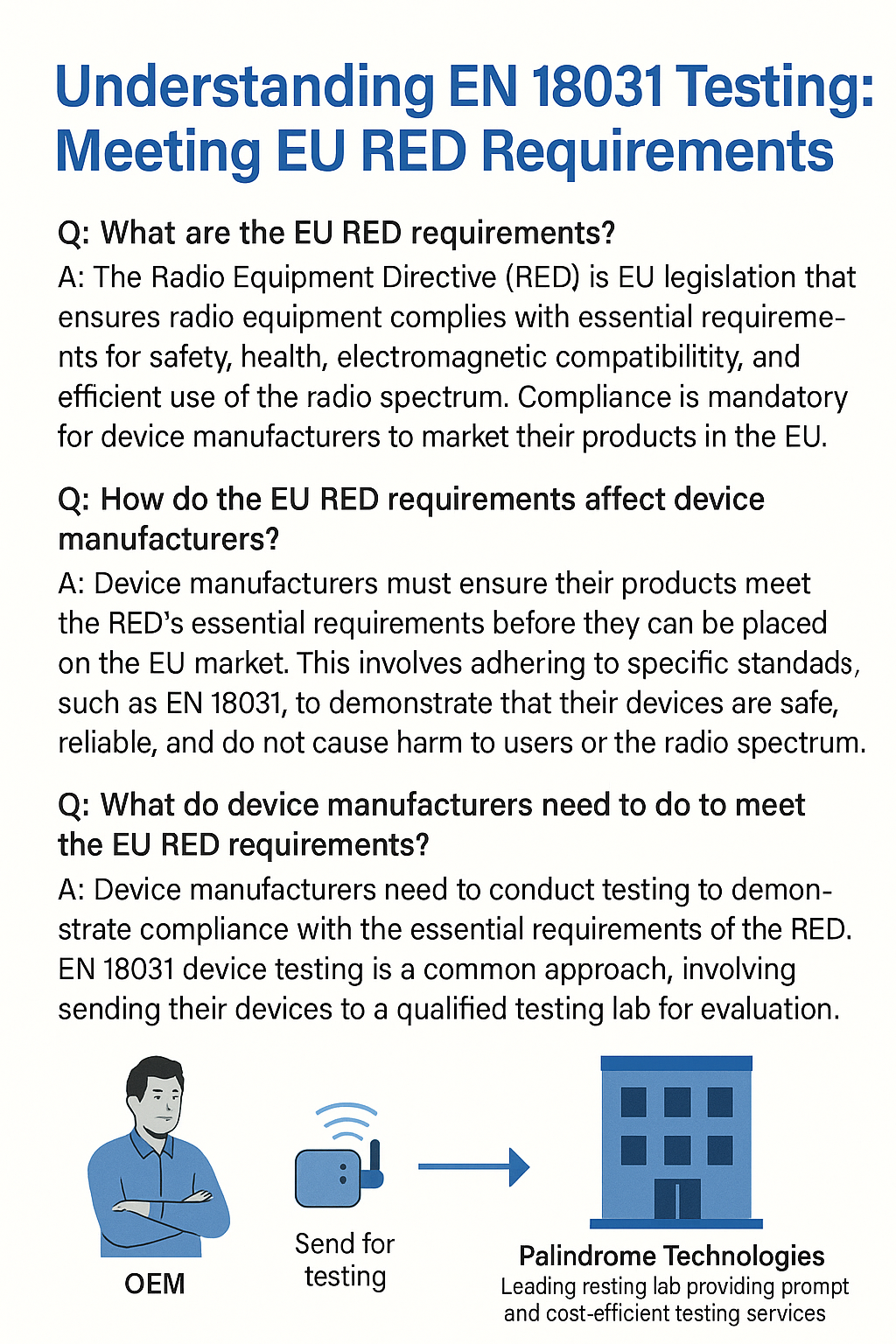 Understanding EU RED Requirements and EN 18031 Testing: A Comprehensive Q&A for Device Manufacturers