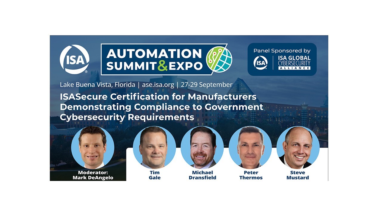 Palindrome Technologies to Exhibit and Speak at the 2026 ISA Automation Summit & Expo