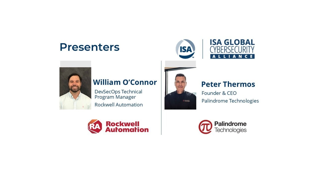 ISA Secure Webinar - Never Trust, Always Verify. How SBOM’s can Make or Break Your Reputation