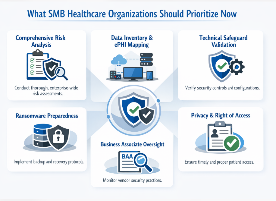 HIPAA Compliance in 2026: OCR Has Raised the Bar—Here’s What SMB Healthcare Must Do Now